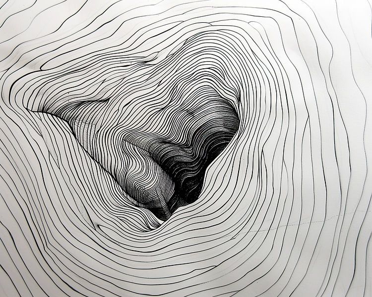 Modern Lines | Lines von ARTEO Gemälde