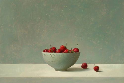 Erdbeeren | Stille Reflexionen von Rot