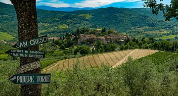 Région de San Cresci en Toscane, Italie sur Frank Lavooij