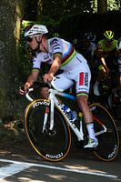 Remco Evenepoel witte broek