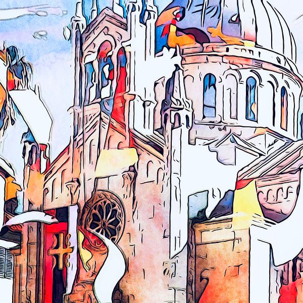 Church in Herceg Novi by zam art