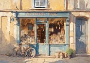 Old shop front in a French village by Kees van den Burg thumbnail