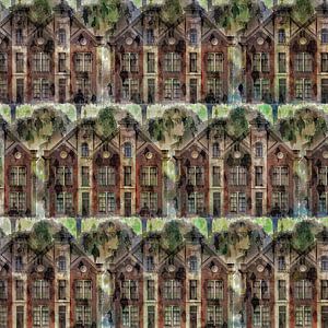 Stadtbild V (basierend auf dem Sterrehof-Denkmal, Utrecht)