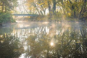 Brücke im Nebel