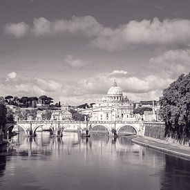 Rome Uitzicht op vaticaanstad sur Tom Klerks
