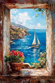 Blick aufs Meer von Poster Art Shop