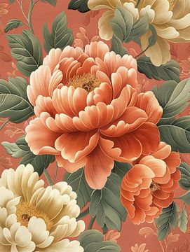 bloemen versiering design van Egon Zitter