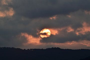 Zonsondergang in Spanje van lendyfotografie.werkaandemuur,nl