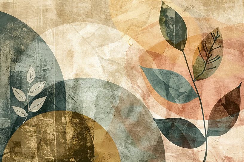 Abstract Leaves by Flower Studio