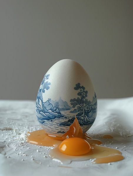 Delft Blue Egg by Studio Ypie