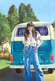 HippieGirl von Lucienne van Leijen