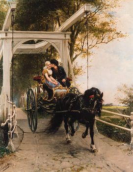 Pferdegespann alte Meister