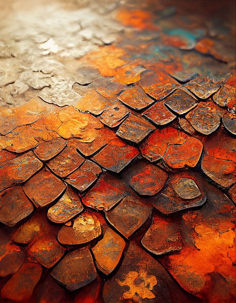 Rusty metal by Bert Nijholt