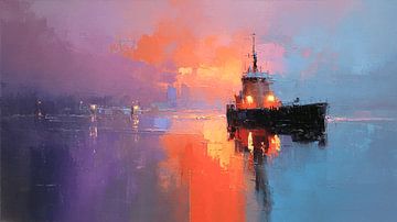 Harbour on Ameland - Ballumerbocht by Karina Brouwer