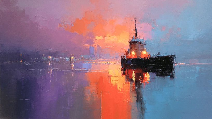 Harbour on Ameland - Ballumerbocht by Karina Brouwer