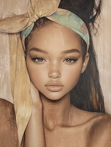 Portret in zachte, warme kleuren