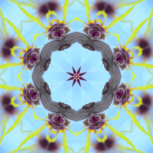 Mandala in sanften Farben