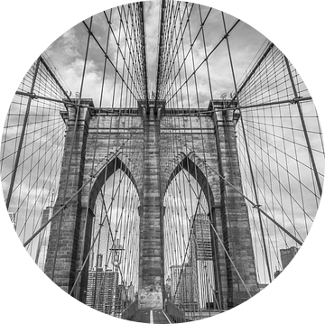 New York, Brooklyn Bridge van C. Wold