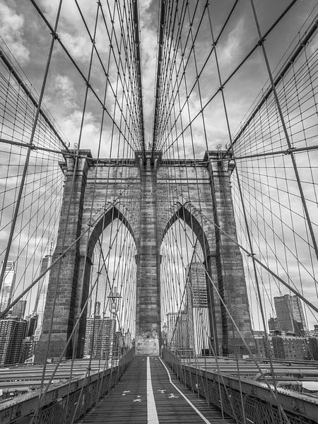 New York, Brooklyn Bridge by C. Wold