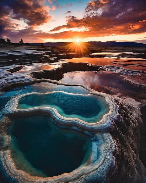 Sunset by the sea by fernlichtsicht