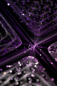 Microscopique : Croix violette sur Mixed media vector arts