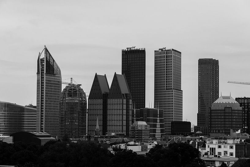 Skyline Den Haag van Marian Sintemaartensdijk