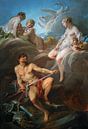 François Boucher. Venus bittet Vulcan Waffen für Aeneas von 1000 Schilderijen Miniaturansicht