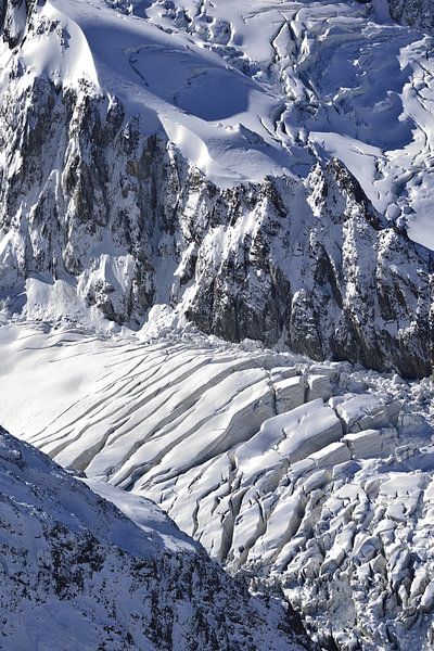 Ice landscape, Mont Blanc by Luci Boreali