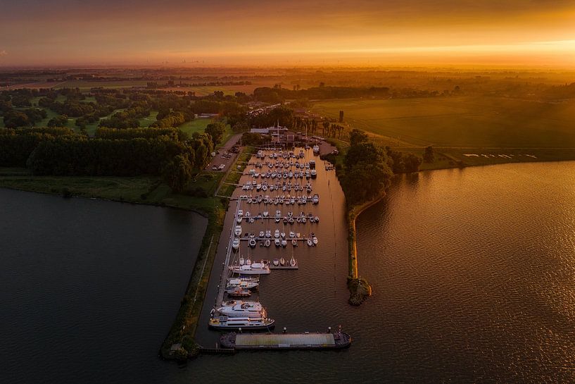 Jachthafen Numansdorp Hoeksche Waard von Vivo Fotografie