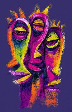 Colourful Expressions Unite by ARTEO Paintings