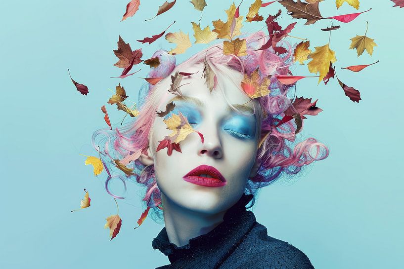 The Autumn of Your Life - Surreal Portrait by Joriali photography and paintings