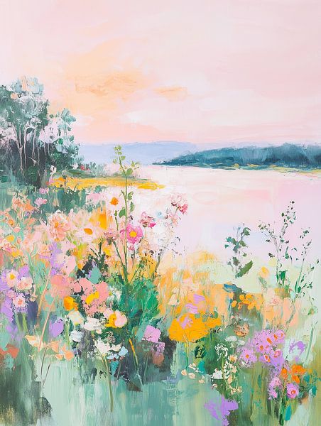 Fröhliche Landschaft von Bianca ter Riet
