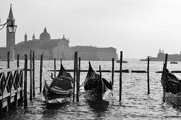 Venetië zwart-wit van Leonie Pereboom