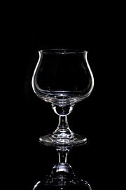 Glassware on black by Frank Janssen