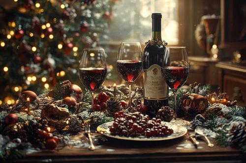 wine and dine, eten en drinken gedurende de feestdagen