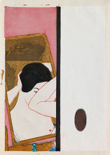 Spiegel, Onchi Kōshirō von Meisterhafte Meister