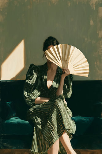 The woman with the fan no. 4