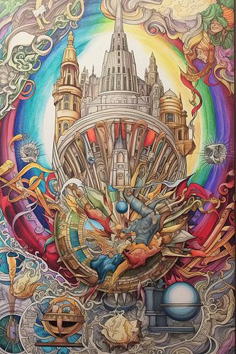 Dimensionen überschreitende Malerei