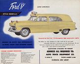 1953 Ford Junior Ambulance reclame advertentie van Atelier Liesjes thumbnail
