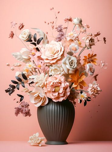 Blumen in Pastellfarben