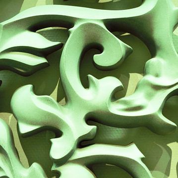 Embossed curls 2 by YVON Bilderbeek