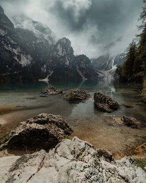 Lago di Braies van Daniël de Jong