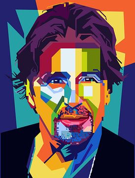 Al Pacino Stijl WPAP van SW Artwork