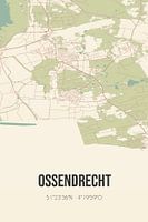 Vintage landkaart van Ossendrecht (Noord-Brabant)