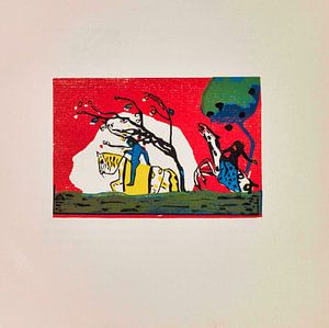 Pferde und Reiter, Klänge, WASSILY KANDINSKY, 1913