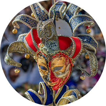 Carnavalsmaskers in Venetië van t.ART