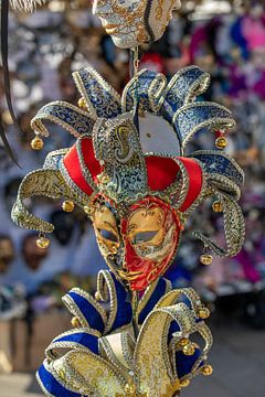 Carnavalsmaskers in Venetië van t.ART