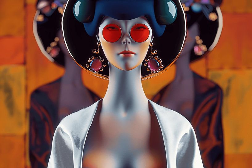 Fashionista with jewellery by Ton Kuijpers