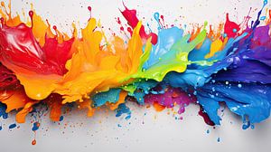 "Pigment Power: The Allure of Color Splash Artwork"