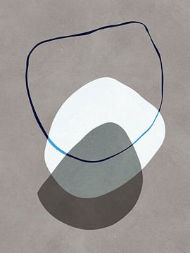 Abstracte vormen B van Vitor Costa